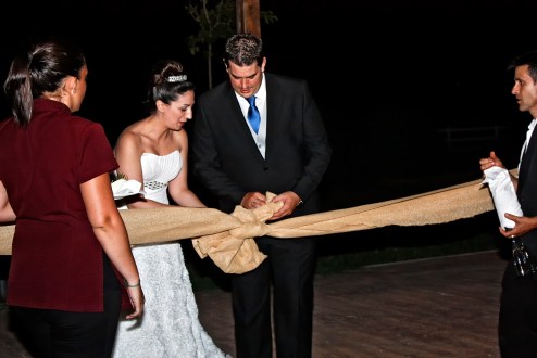 ¡Qué llegan los novios!