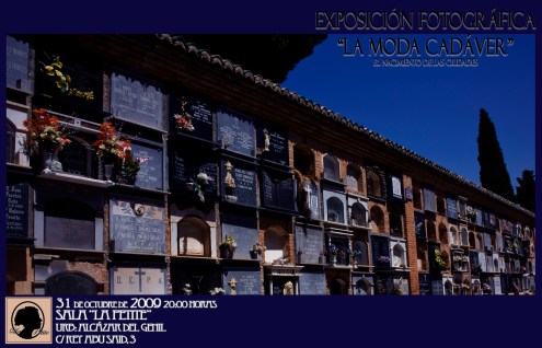 FLYER DELANTERO EXPOSICÓN FOTOGRÁFICA LA MODA CADÁVER